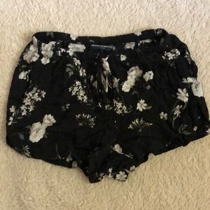 brandy melville floral shorts